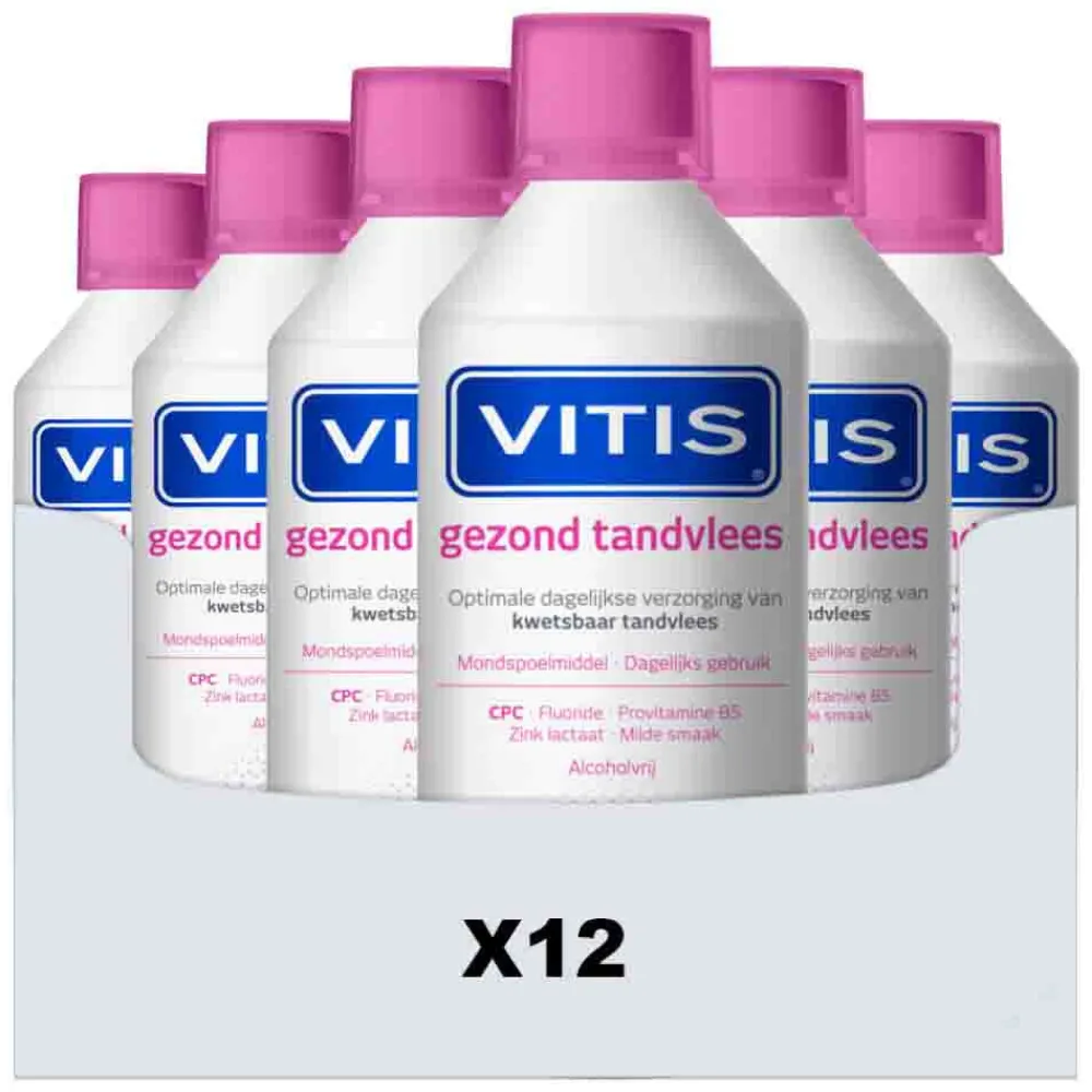 Sale 12x Mondwater Gezond Tandvlees 500 ml Specialistische Mondverzorging|Spoelen & Poetsen