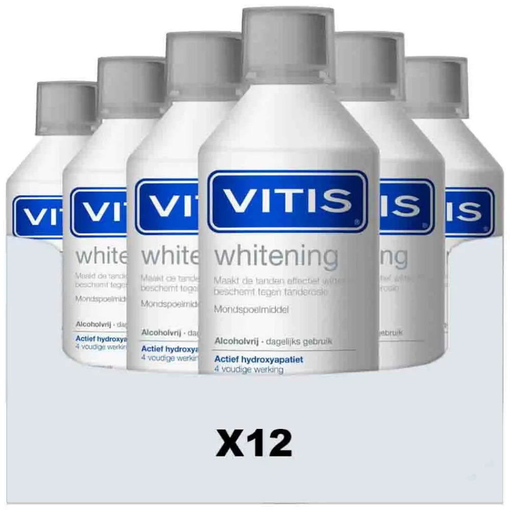 Discount 12x Mondwater Whitening 500 ml Specialistische Mondverzorging|Spoelen & Poetsen