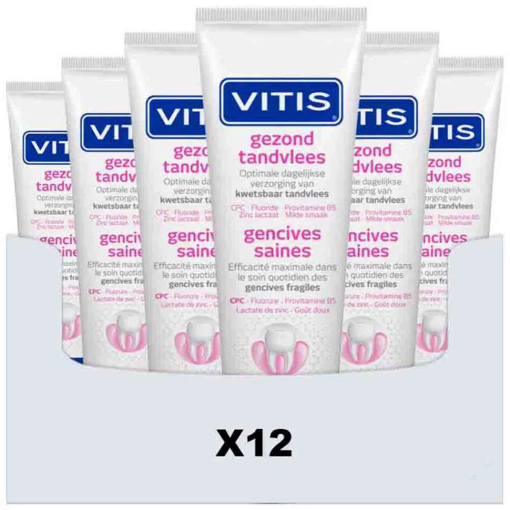 12x Tandpasta Gezond Tandvlees 75 ml Specialistische Mondverzorging|Spoelen & Poetsen