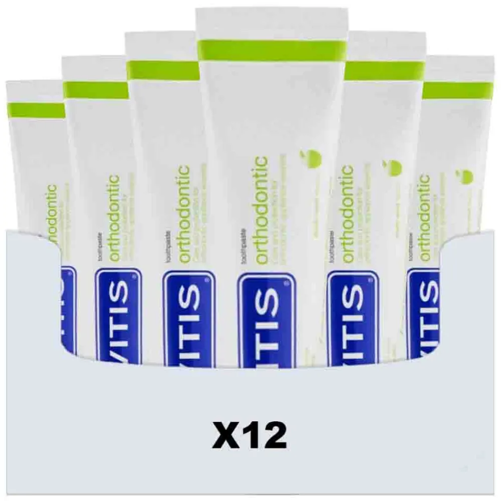 New 12x Tandpasta Orthodontic 75 ml Specialistische Mondverzorging|Spoelen & Poetsen