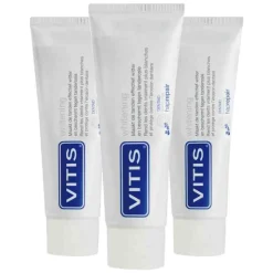 Specialistische Mondverzorging|Spoelen & Poetsen<Vitis 3x Tandpasta Whitening 75 ml