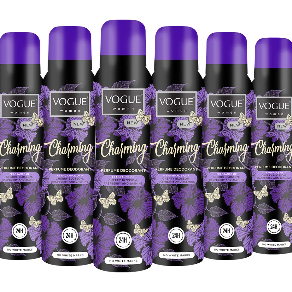 6x Charming Parfum Deodorant 150 ml^Vogue Sale