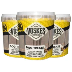 Outlet 3x Emmer Vleesstrips Lam 600 gr Snacks