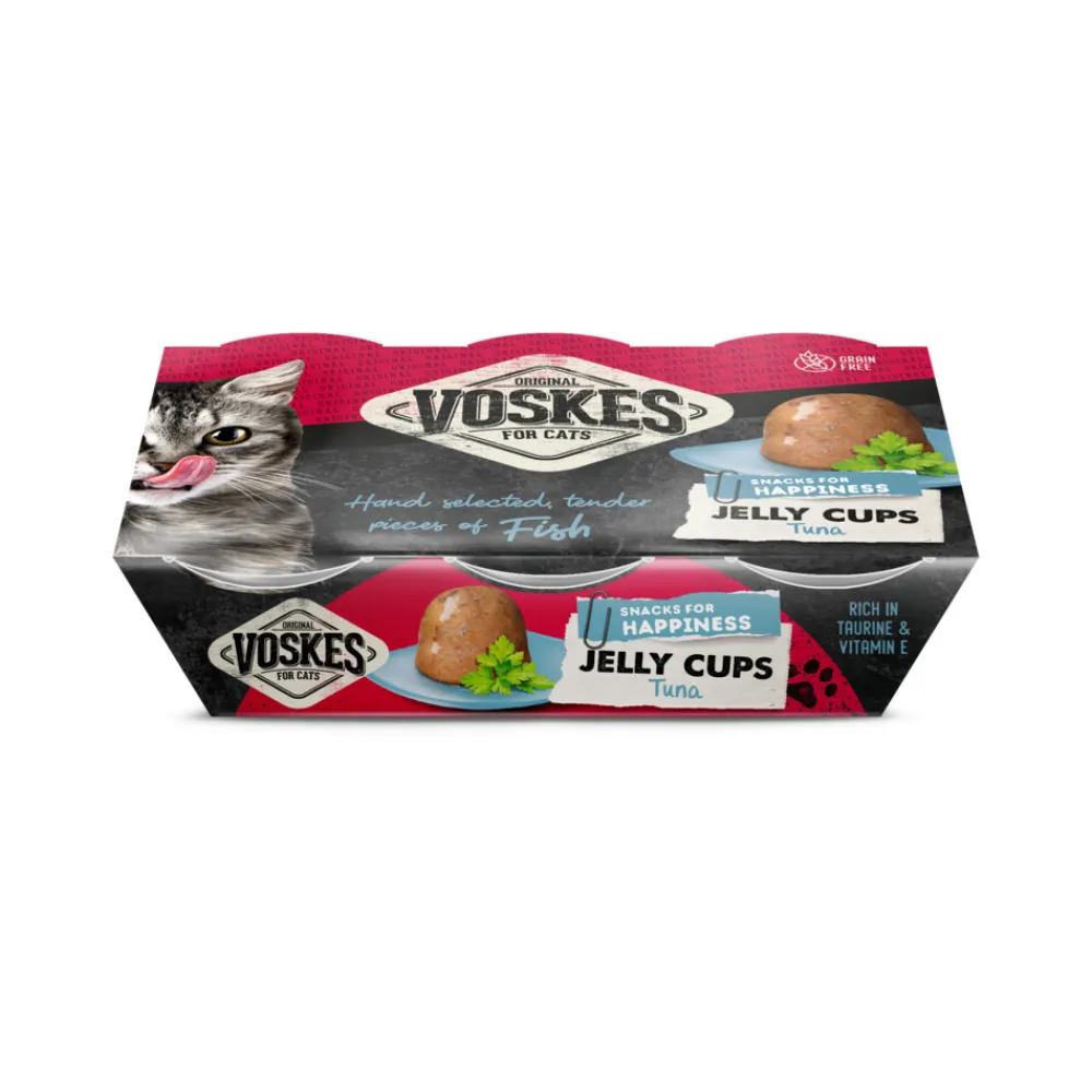 12x Jelly Cups Tonijn 6 x 25 gr^Voskes Clearance