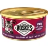 24x Kattenvoer Nat Paté Kip & Rundvlees 85 gr^Voskes