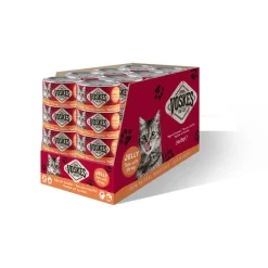 24x Kattenvoer Nat Tonijn met Garnalen 85 gr^Voskes Sale