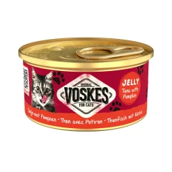 24x Kattenvoer Nat Tonijn met Pompoen 85 gr^Voskes Discount