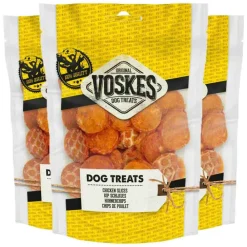 Snacks<Voskes 3x Kip Schijfjes 100 gr