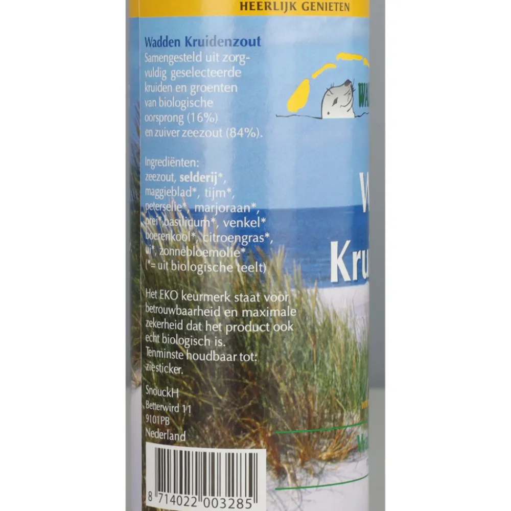 Kruiden<Waddendeli 6x Zout met Kruiden Bus Eko 200 gr