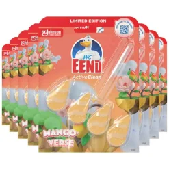 Toiletartikelen<WC Eend 8x Toiletblok Active Clean Mango Verse 38.6 gr