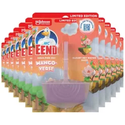 Toiletartikelen<WC Eend 12x Toiletblok Aqua Pink Mango Verse 36 gr