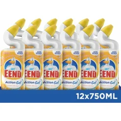 Toiletartikelen<WC Eend 12x Toiletreiniger Action Gel Citrus Splash 750 ml