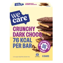 New 4x Bars Crunchy Dark Choco 102 gr Snacks & Tussendoortjes