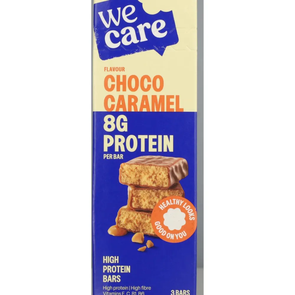 6x High protein Bars Choco Caramel 81 gr^WeCare Outlet