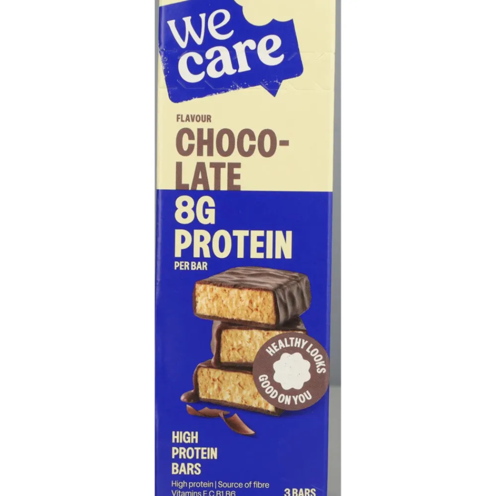 6x High protein Bars Chocolate 81 gr^WeCare New
