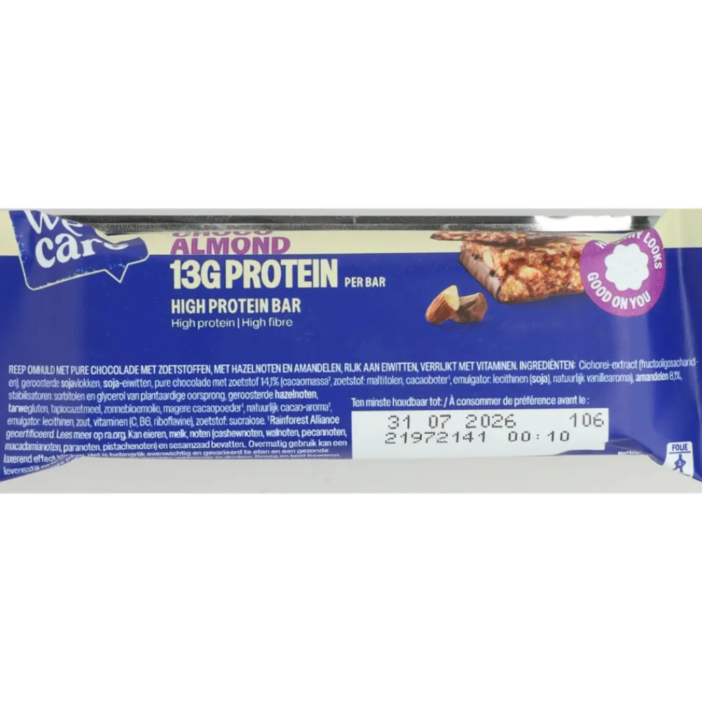 New 4x High Protein Bar Choco Almond 45 gr Snacks & Tussendoortjes