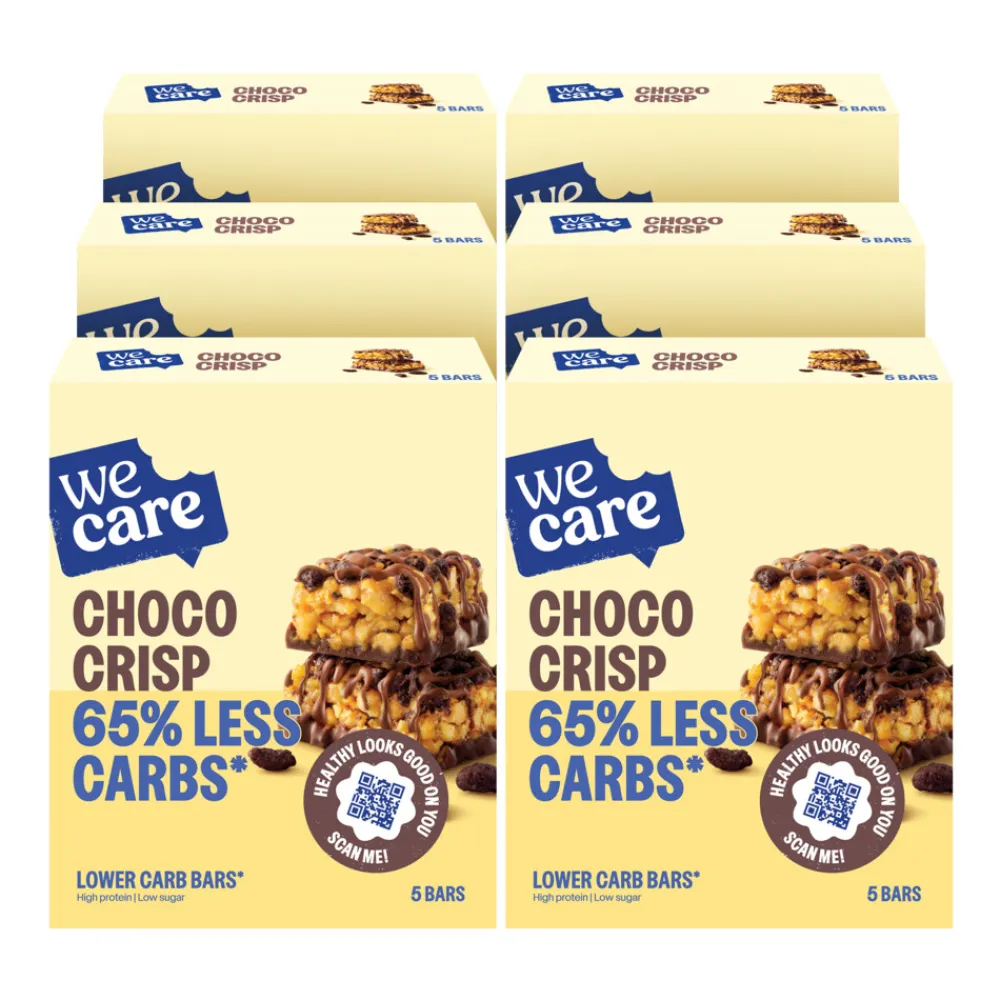 Discount 6x Lower Carb Bar Choco Crisp 5x30 gr Snacks & Tussendoortjes