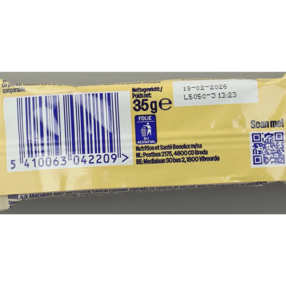 15x Lower Carb Bar Caramel Choco Peanut 35 gr^WeCare Discount