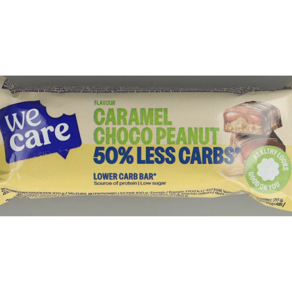 15x Lower Carb Bar Caramel Choco Peanut 35 gr^WeCare Discount