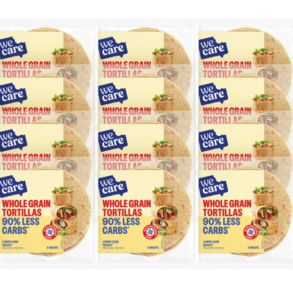 Pasta, Rijst & Wraps<WeCare 12x Lower Carb Tortillas Volkoren 160 gr