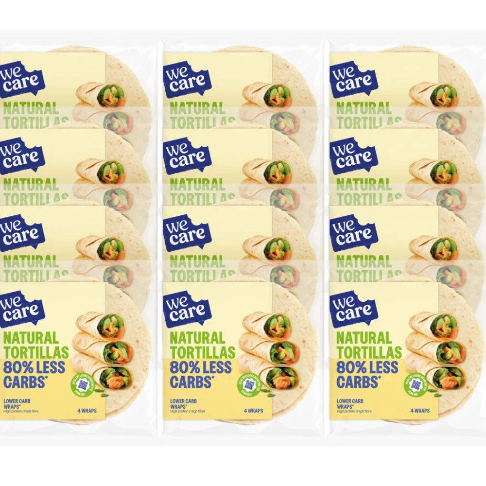 Pasta, Rijst & Wraps<WeCare 12x Lower Carb Tortillas Naturel 160 gr