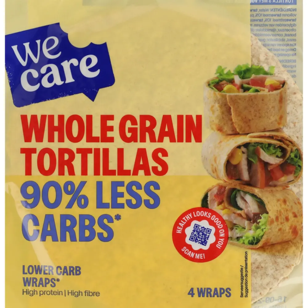 Clearance 3x Lower Carb Tortillas Volkoren 160 gr Pasta, Rijst & Wraps