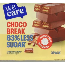 Snacks & Tussendoortjes<WeCare 14x Lower Suger Chocolate 64,5 gr