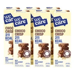 6x Meal Replacement Bars Choco Crisp 116 gr^WeCare Clearance