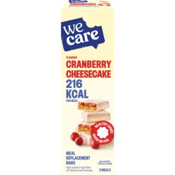 3x Meal Replacement Bars Cranberry Cheesecake 116 gr^WeCare Discount