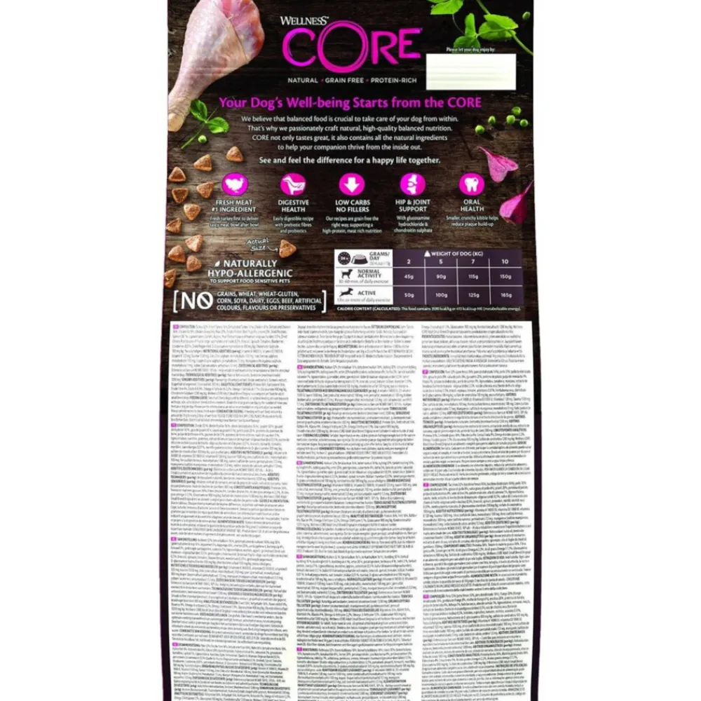 Hondenvoer<Wellness Core 4x Hondenvoer Small Original Kalkoen 1,5 kg