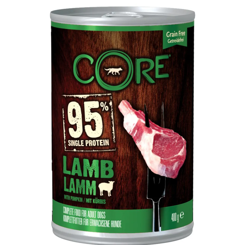 6x Hondenvoer Blik Lam - Pompoen 400 gr^Wellness Core Best