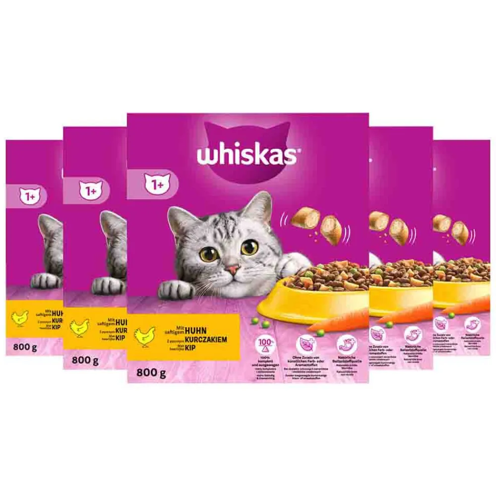 Sale 5x 1+ Adult Katten Droogvoer Kip 800 gr Kattenvoer
