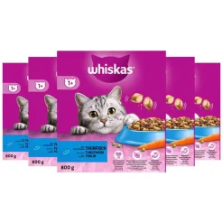 5x 1+ Adult Katten Droogvoer Tonijn 800 gr^Whiskas Outlet