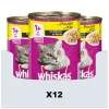Kattenvoer<Whiskas 12x Blik Adult Brokjes in Saus Kip 400 gr