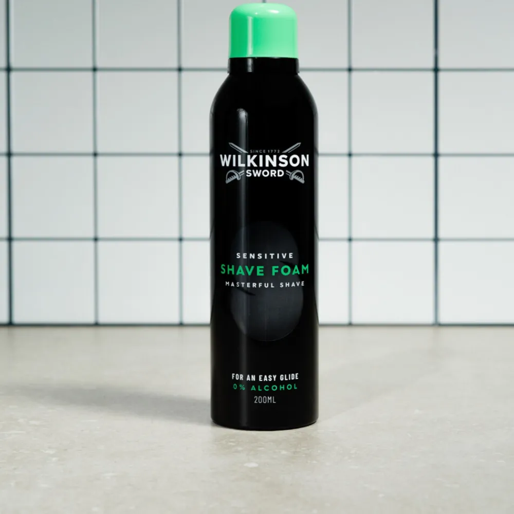 Scheren & Ontharen<Wilkinson 6x Sensitive Shave Foam 200 ml