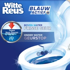 Toiletartikelen<Witte Reus 9x Toiletblok Blauw Actief Hygiene 3 stuks