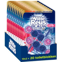 Toiletartikelen<Witte Reus 10x Toiletblok Blauw Actief Bloesem 2 stuks