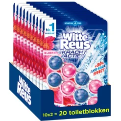 10x Toiletblok Kracht Actief Bloesem 2 stuks^Witte Reus Online