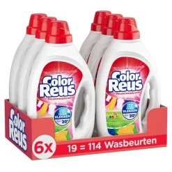 6x Wasmiddel Color Reus Gel 19 Wasbeurten 855 ml Wasmiddel