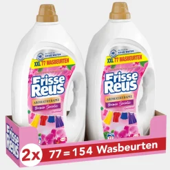 Outlet 2x Wasmiddel Frisse Reus Gel Orchidee 77 Wasbeurten 3,465 liter Wasmiddel