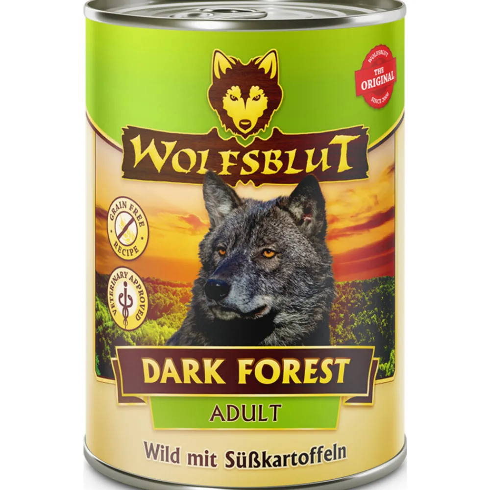 Hondenvoer<Wolfsblut 6x Adult Dark Forest Hondenvoer 395 gr
