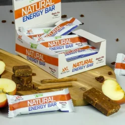 Sportvoeding & Drank|Snacks & Tussendoortjes<XXL Nutrition 12x Natural Energy Bar Apple Pie 50 gr