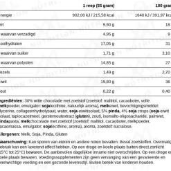 15x NJOY Proteïne Bar Pindakaas Caramel 55 gr^XXL Nutrition Clearance