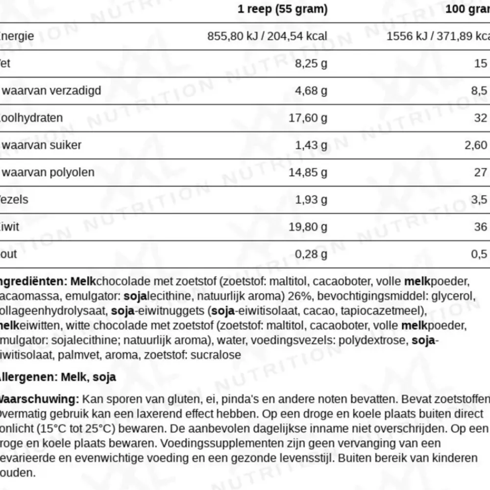 Clearance 15x NJOY Proteïne Bar Cookie Dough 55 gr Snacks & Tussendoortjes|Sportvoeding & Drank