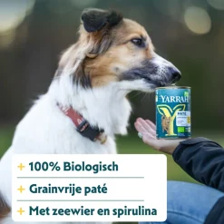 Hondenvoer<Yarrah 12x Bio Hondenvoer Paté Kip 400 gr