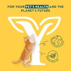 Kattenvoer<Yarrah 16x Bio Kattenvoer Chunks Vis 100 gr