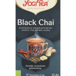 Thee<Yogi tea 3x Black Chai Biologisch 17 stuks