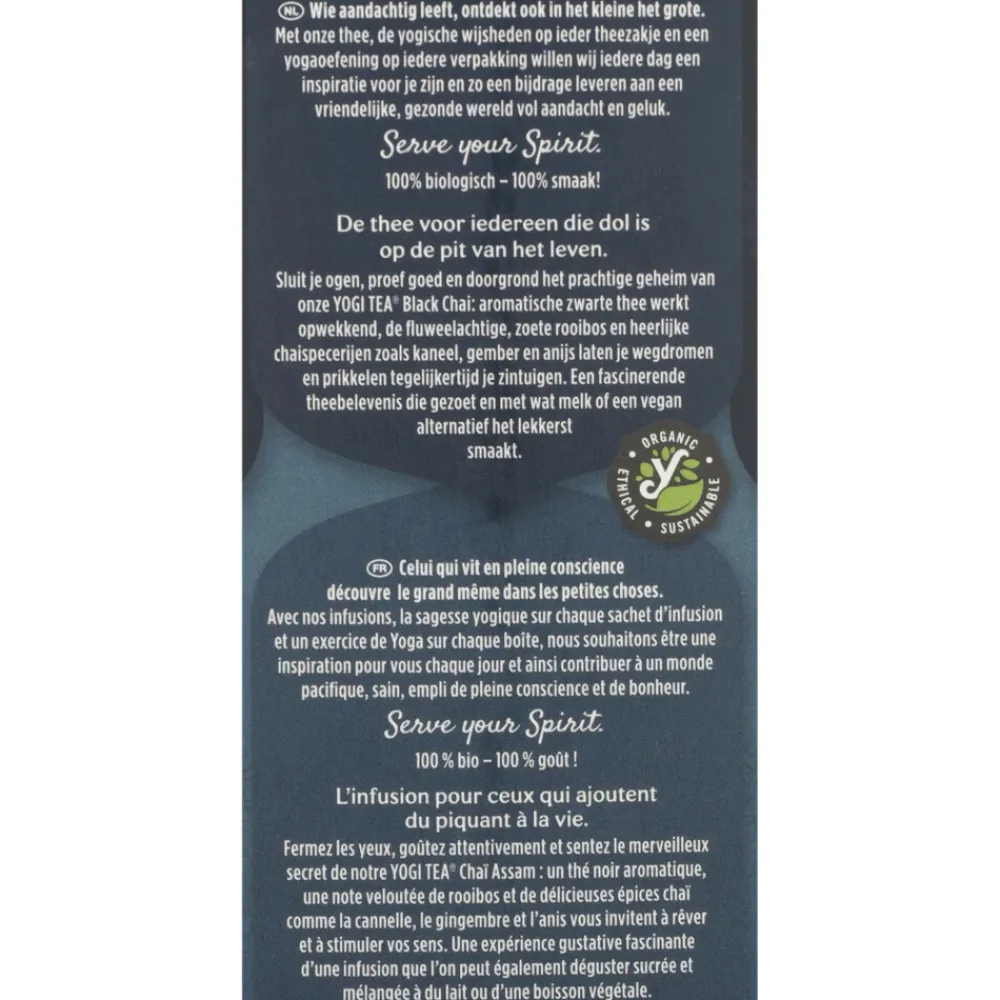 Thee<Yogi tea 3x Black Chai Biologisch 17 stuks