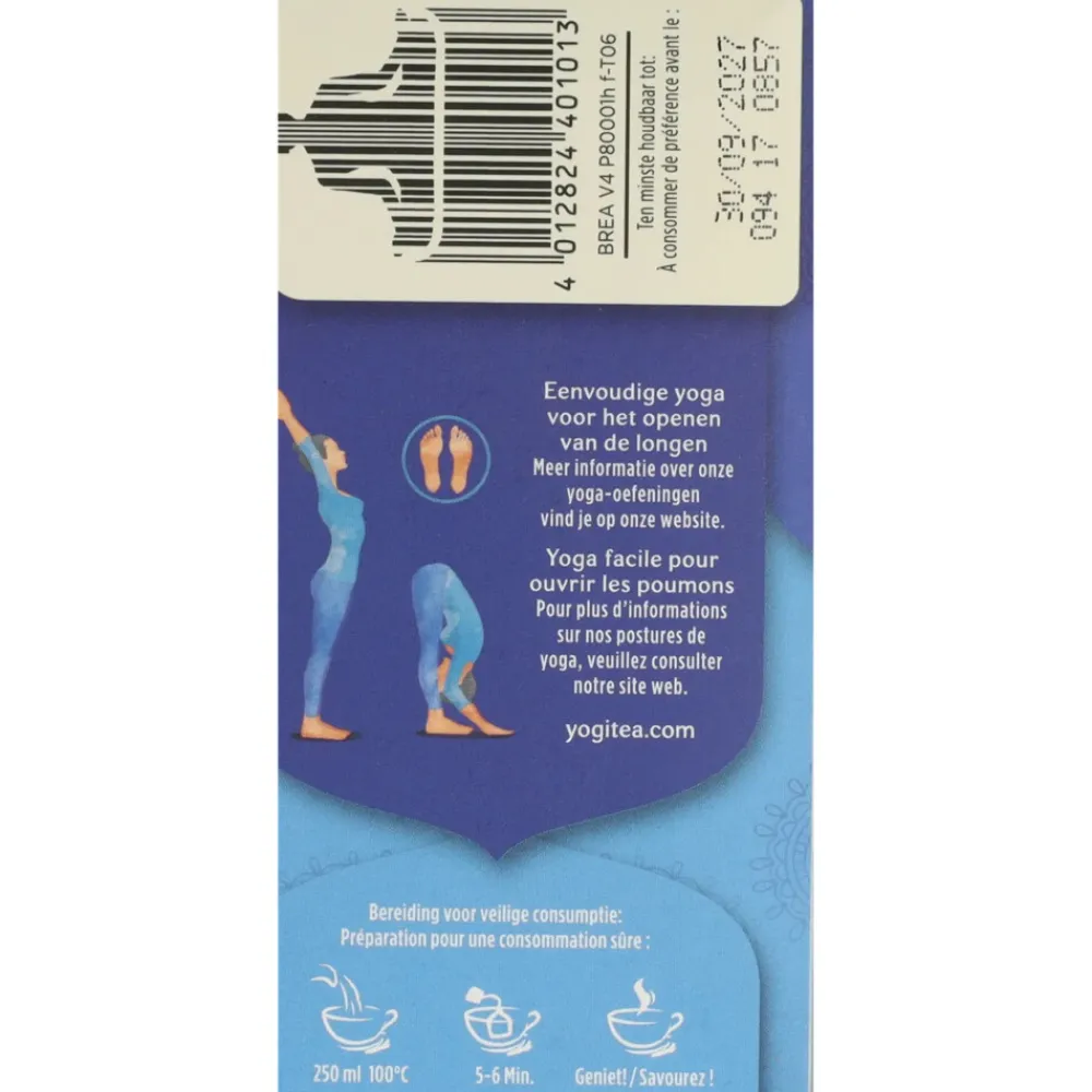 Thee<Yogi tea 3x Breathe Deep Biologisch 17 stuks