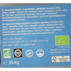 Thee<Yogi tea 3x Breathe Deep Biologisch 17 stuks